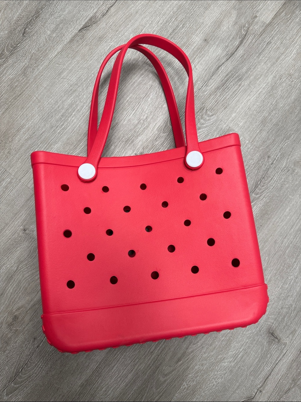 Red Women's bogg like Tote Bag